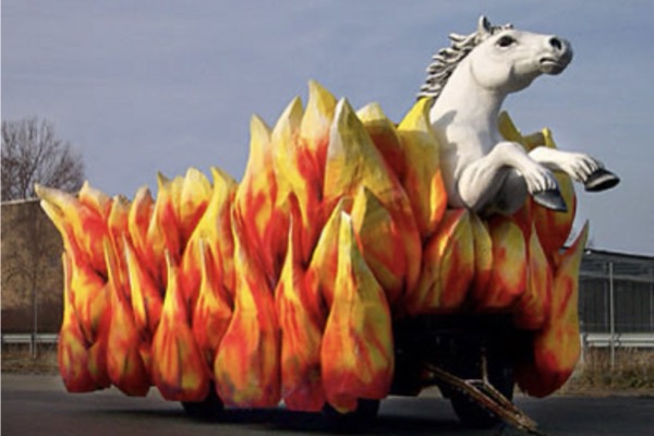 <span>Pferd und Feuer<br>2003<br>Öffentliche Versicherung Braunschweig</span>