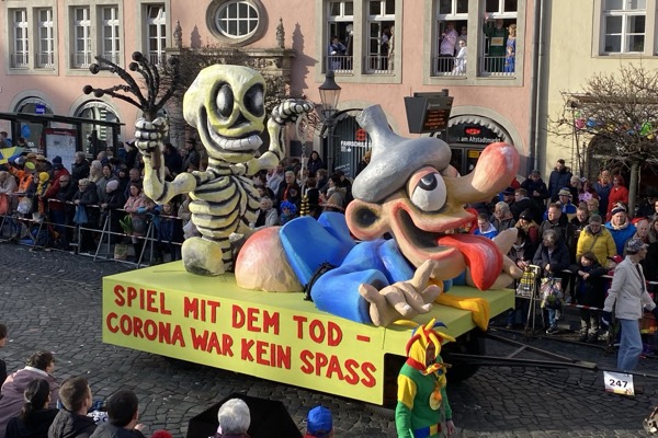 <span>Corona war kein Spaß<br>2023<br>Komitee Braunschweiger Karneval</span>