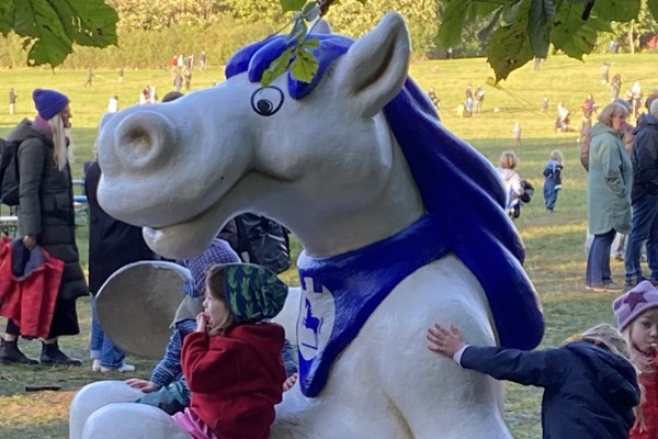 Werbeskulptur „Öfi“<span>Öffentliche Versicherung<br>Höhe: 2,00 m</span>